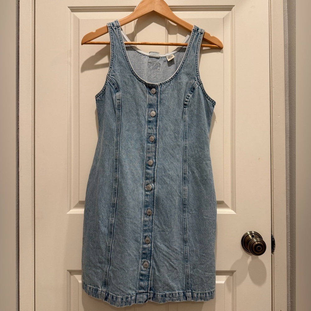 Levi's Tuli Denim Button Down Cotton 90’s Mini Dress Small